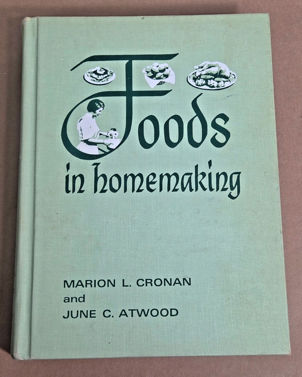 Vintage 1965 Foods in Homemaking Textbook + Rare MCM Conference Ephemera